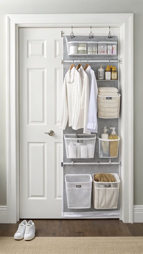 behind door storage management system