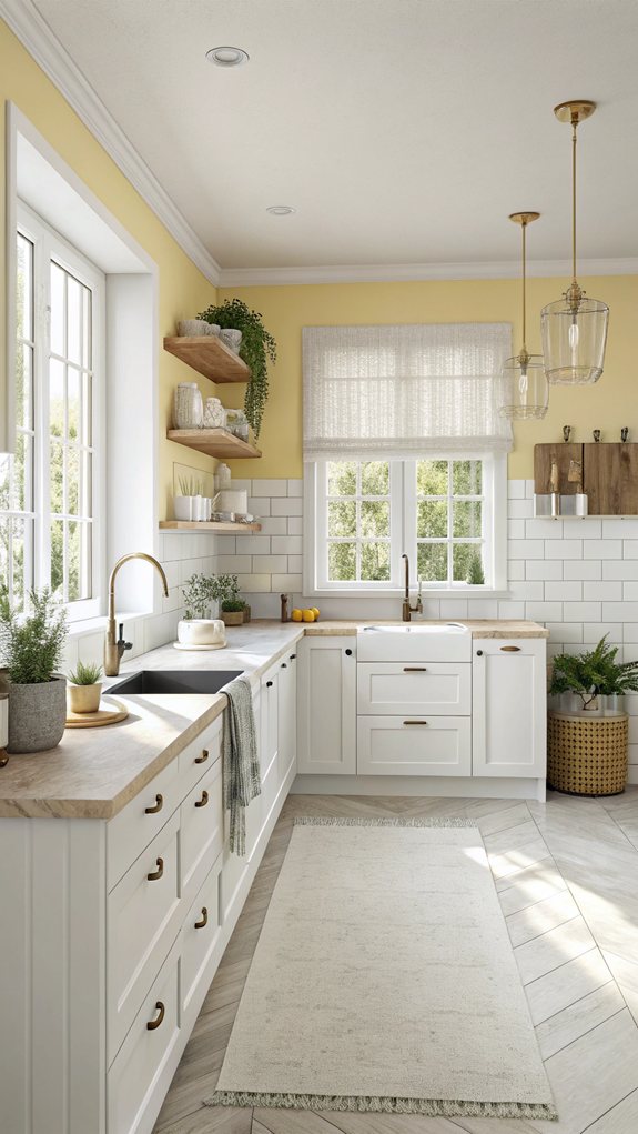 bright minimalist kitchen design