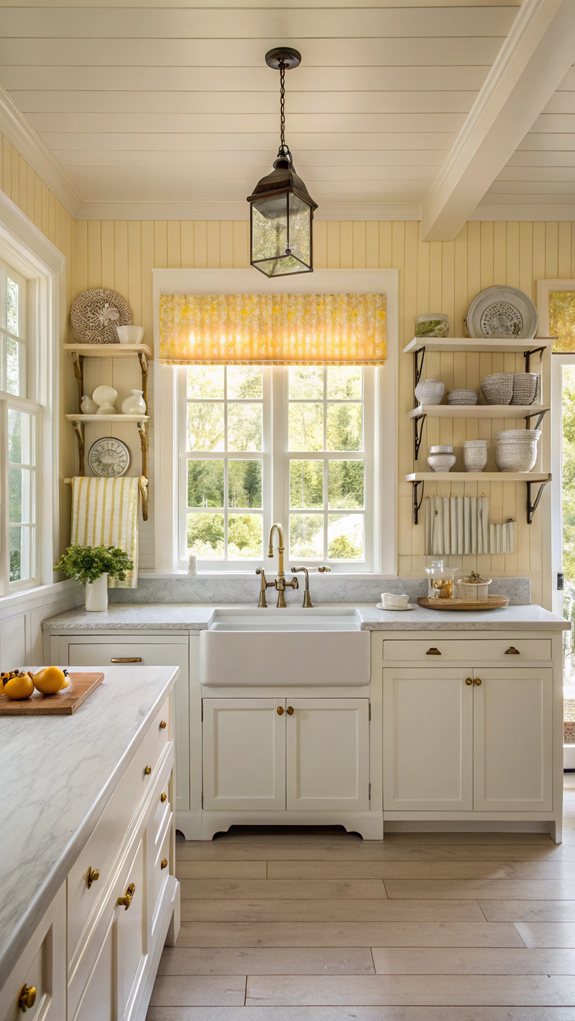 charming yellow beadboard retreat