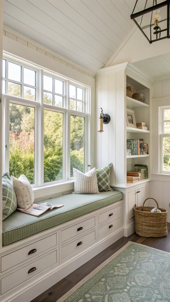 cozy window seat retreat