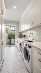 15 Long Laundry Room Ideas For Stylish Storage
