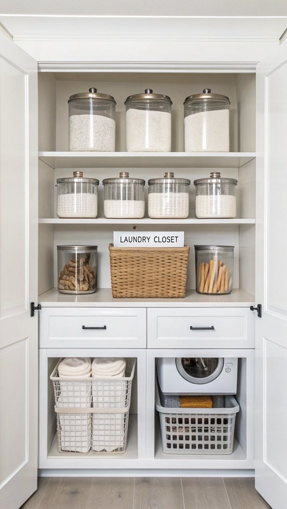 laundry organization storage bins