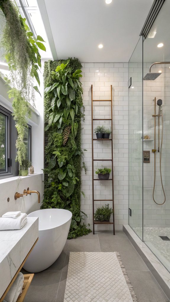 lush vertical garden retreat