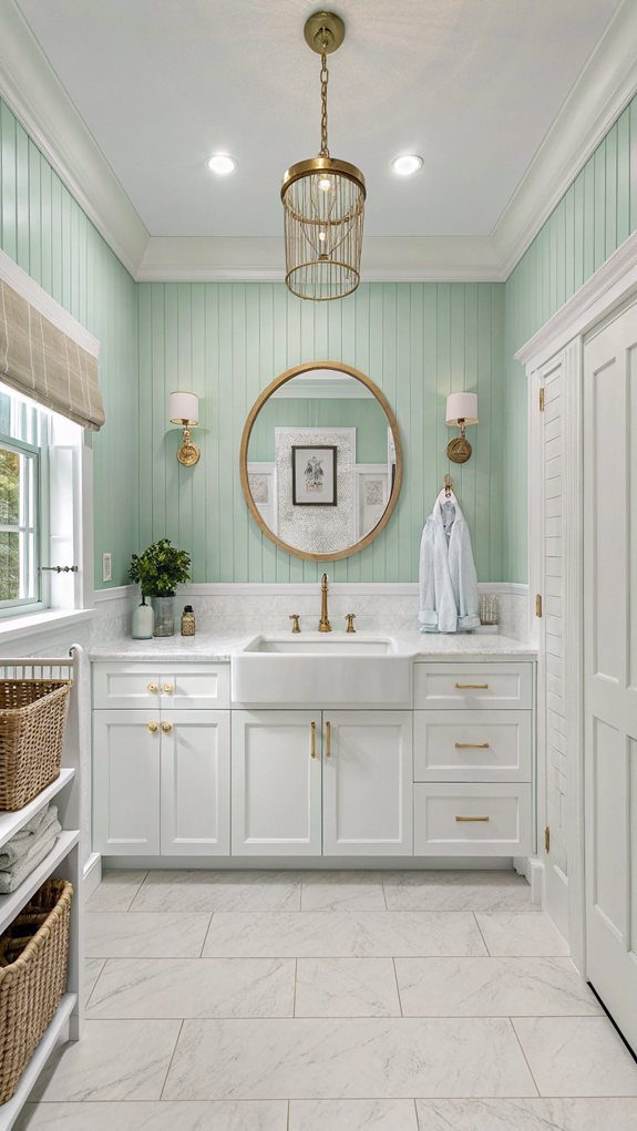 mint green luxury design