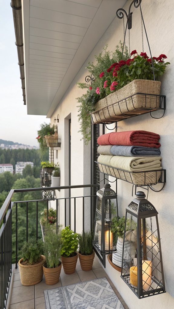 over railing storage solutions available