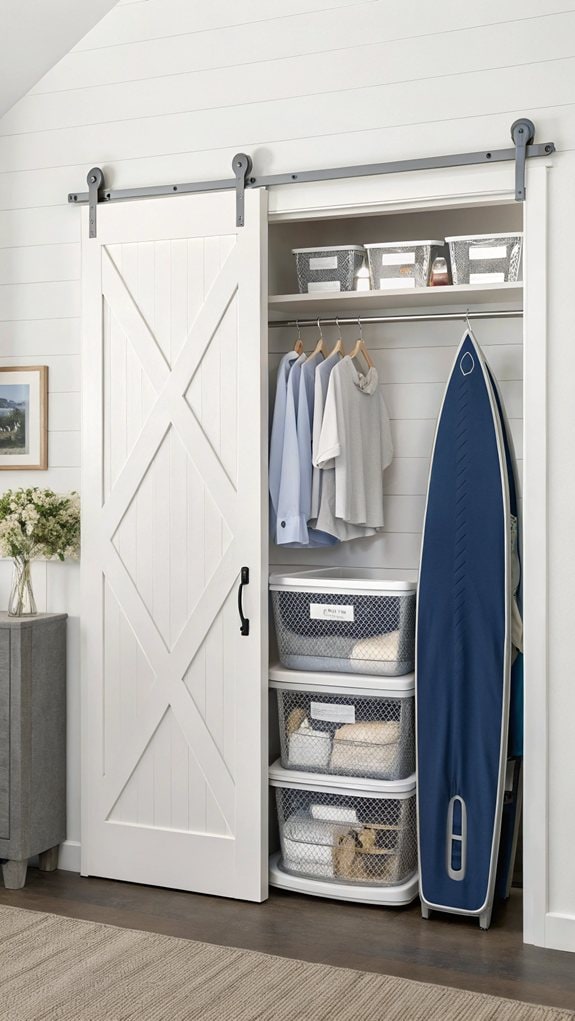 sliding door storage solutions