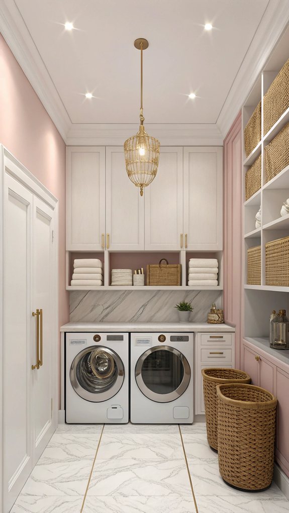 soft modern pink decor