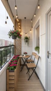 15 Narrow Apartment Balcony Ideas