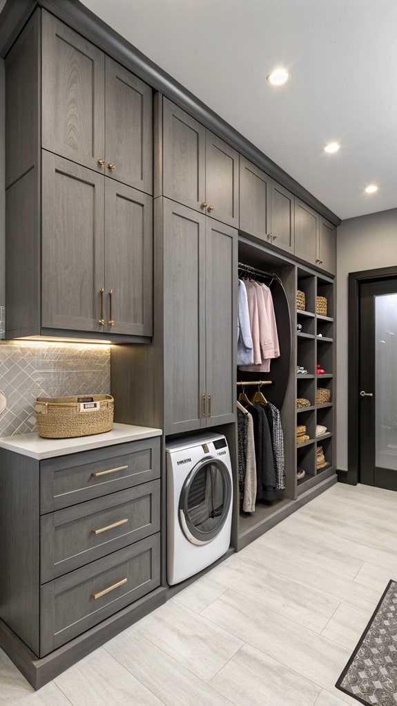 stylish gray storage solutions