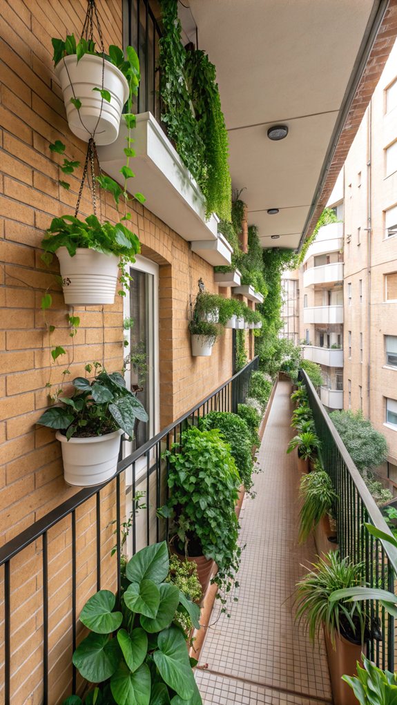 vertical garden hanging planters