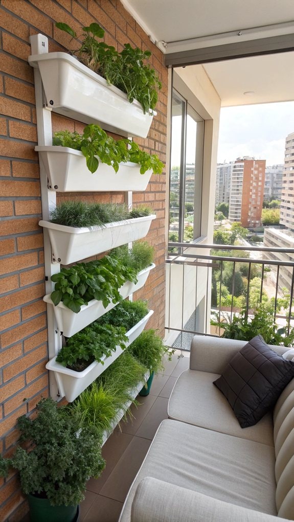 vertical gardening for herbs