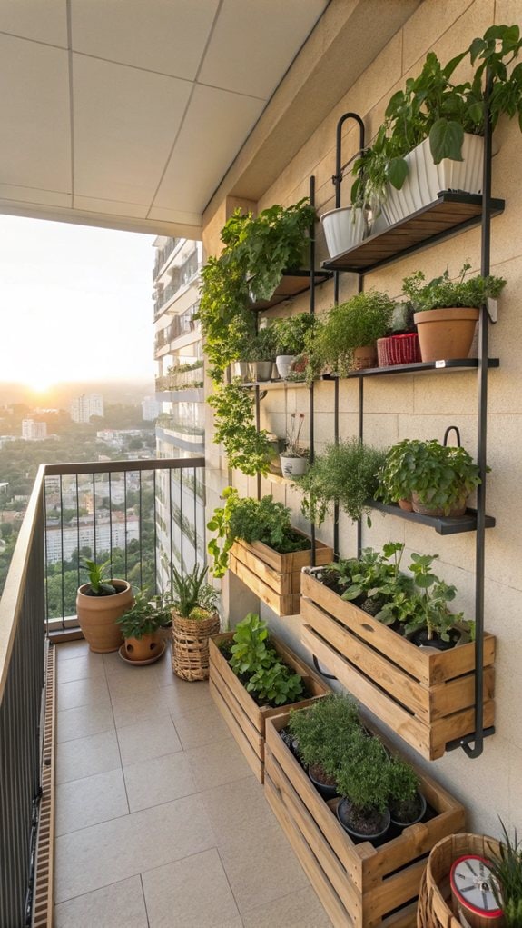 vertical gardening storage solutions