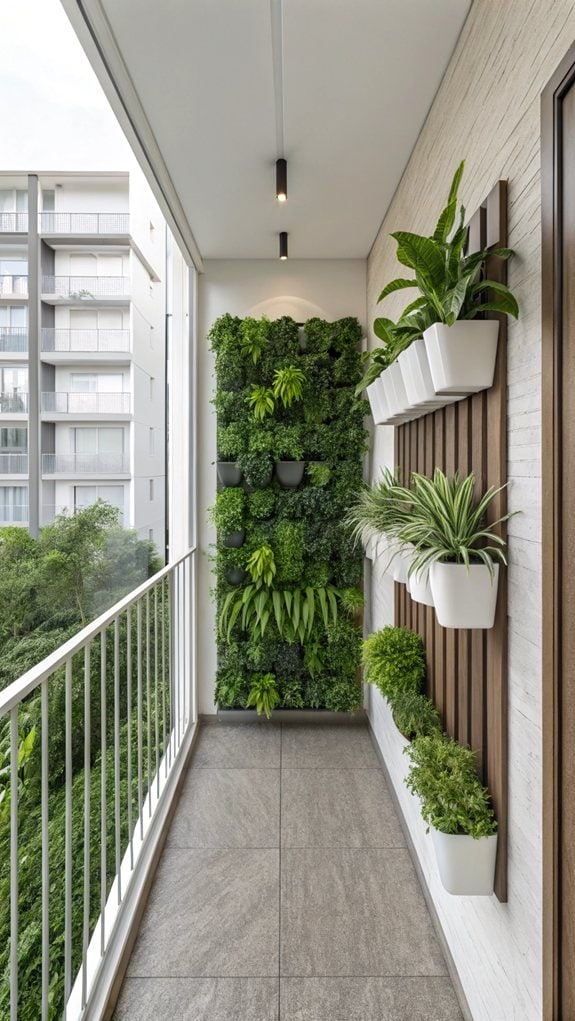 vertical plant wall design