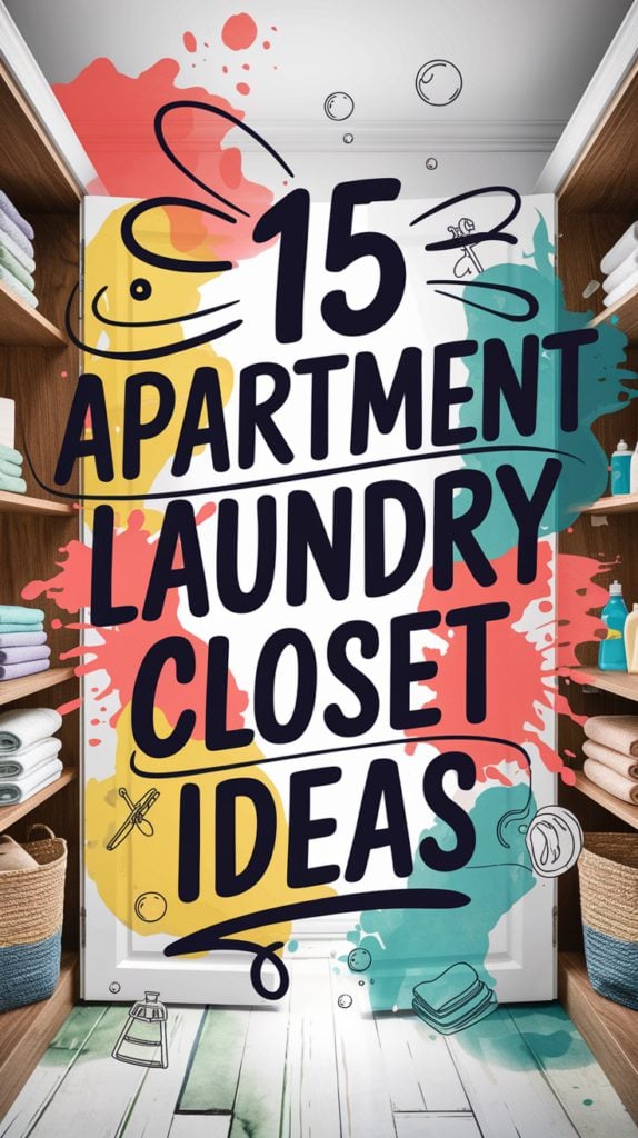 15 Unique Apartment Laundry Closet Ideas