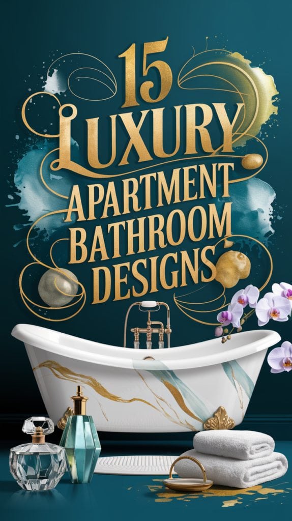 15 Luxury Apartment Bathroom Designs for Elegant Living - Amazing Private Bathrooms In Luxury Serviced Apartments