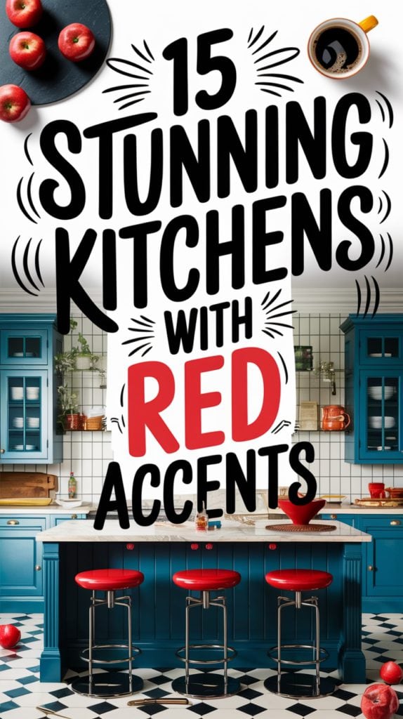 15 Stunning Kitchens with Red Accents for Your Home