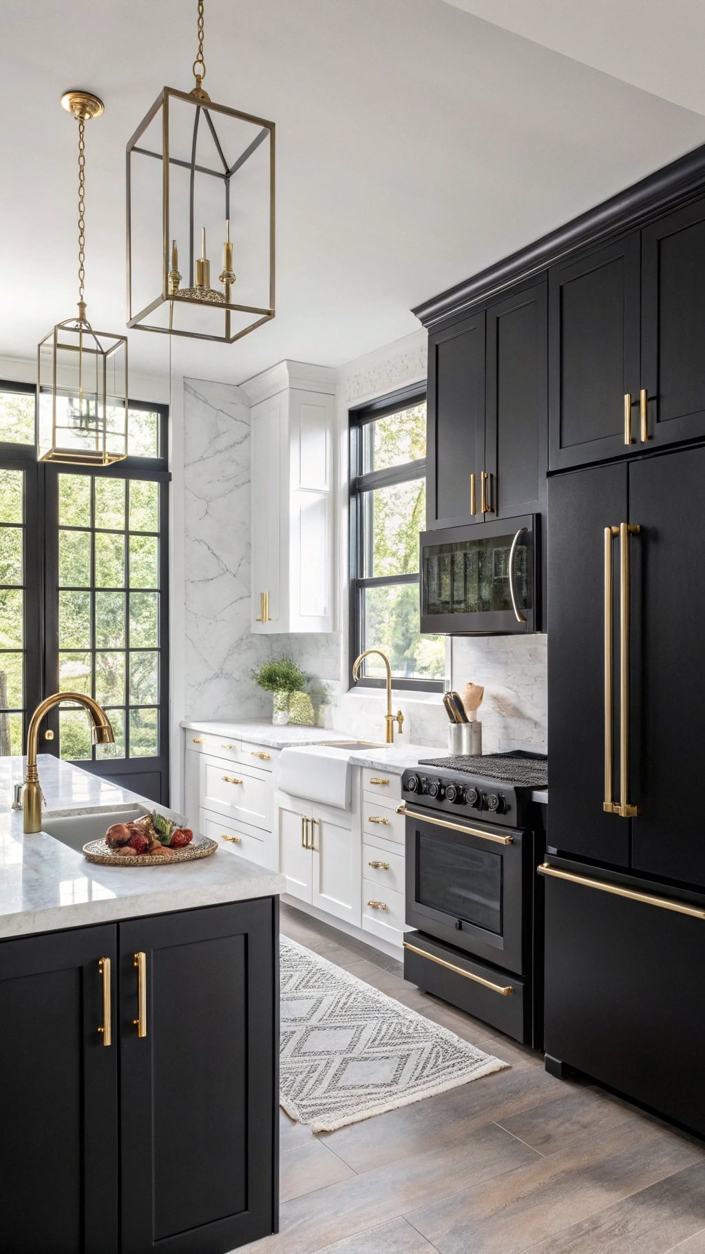 bold black appliance design