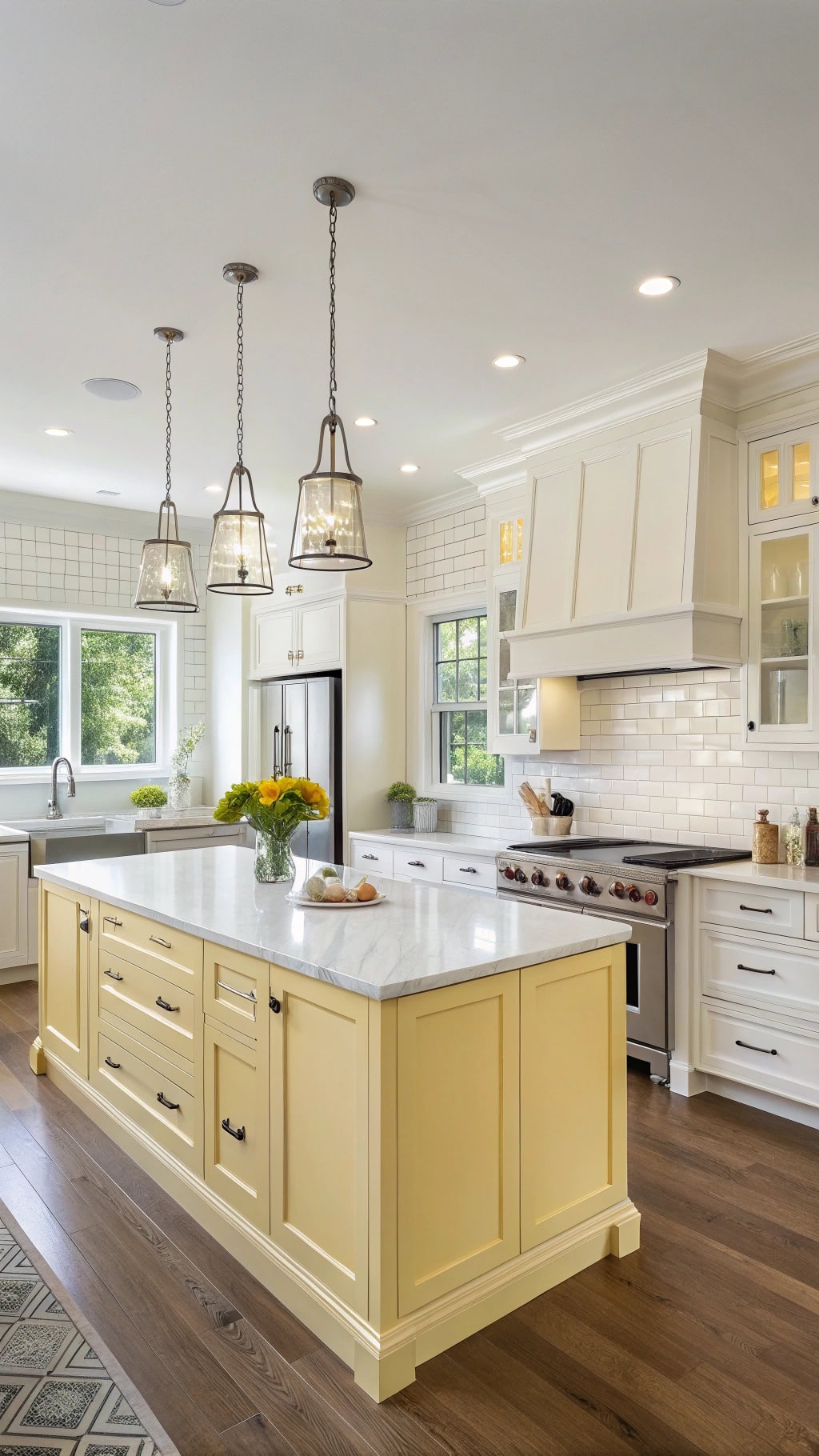 bright and airy kitchen