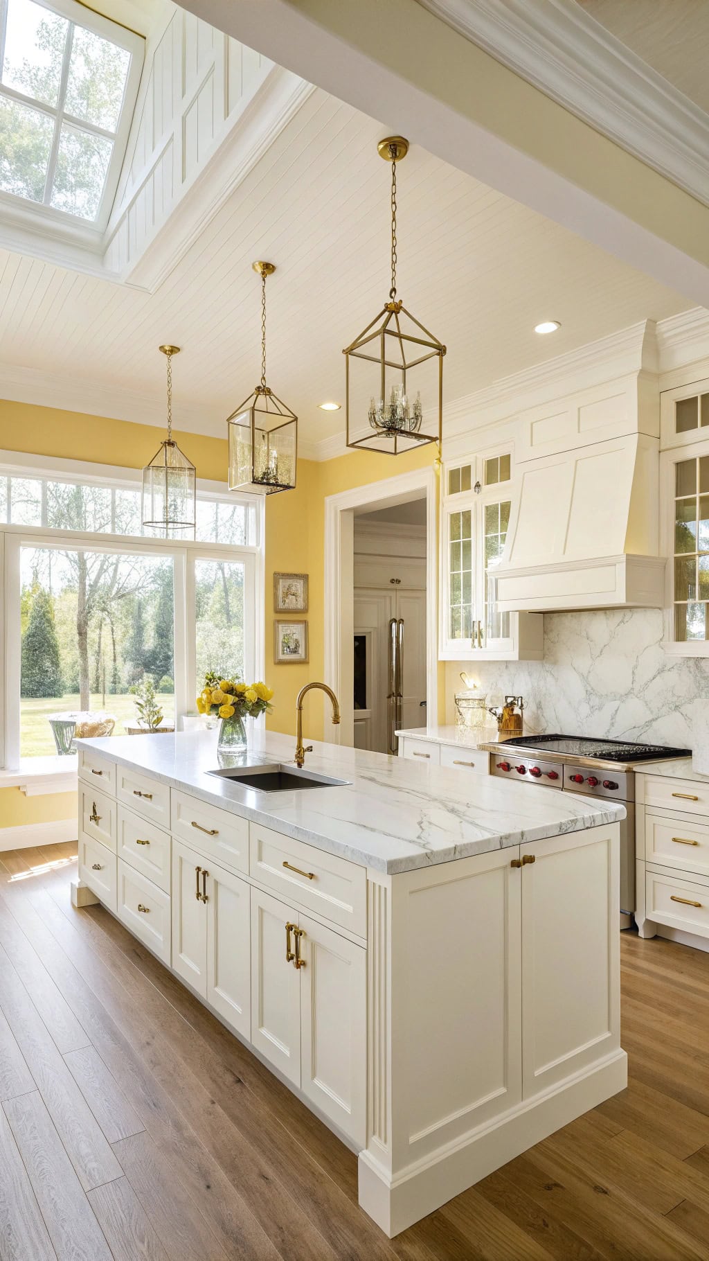 bright and airy kitchen