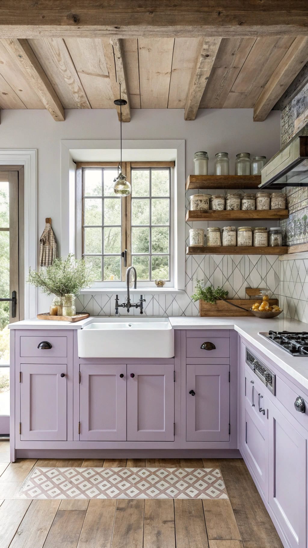 charming country lavender decor