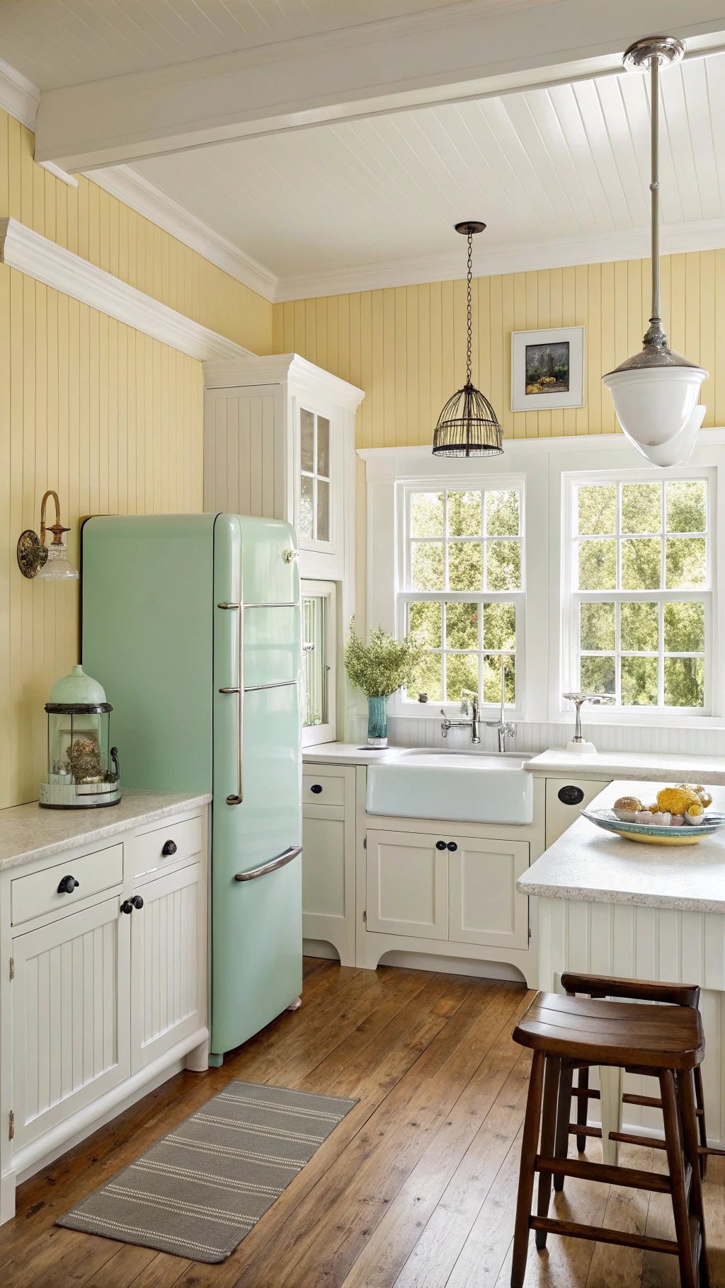 charming retro kitchen renovation