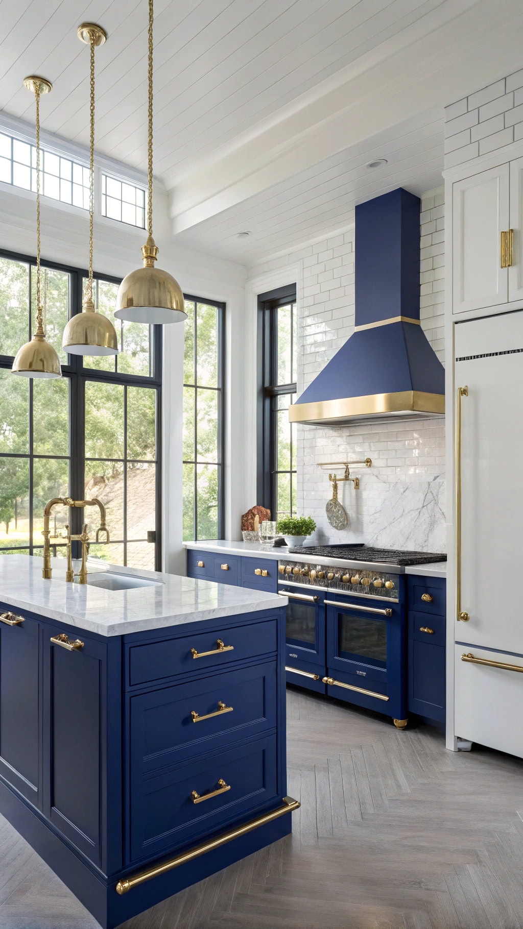 cobalt blue appliances elegance