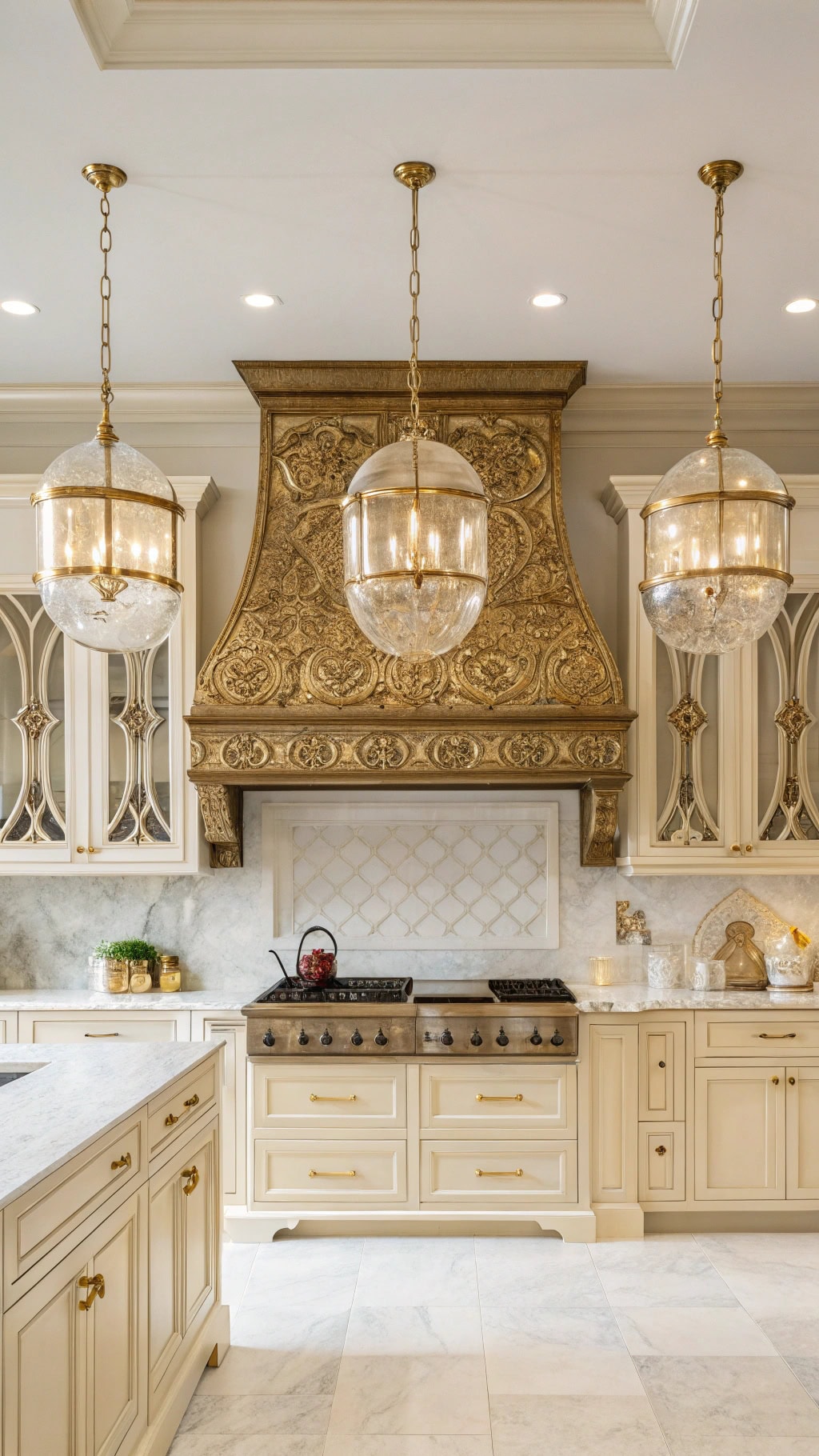 cream antique gold hoods