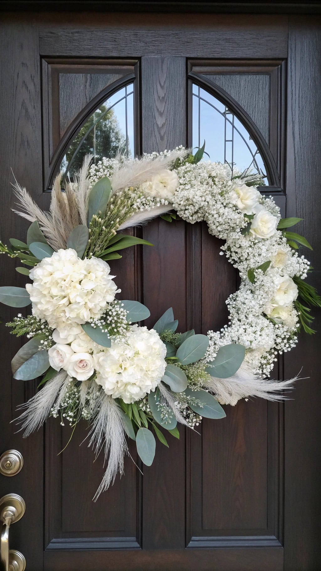 elegant white flower arrangement