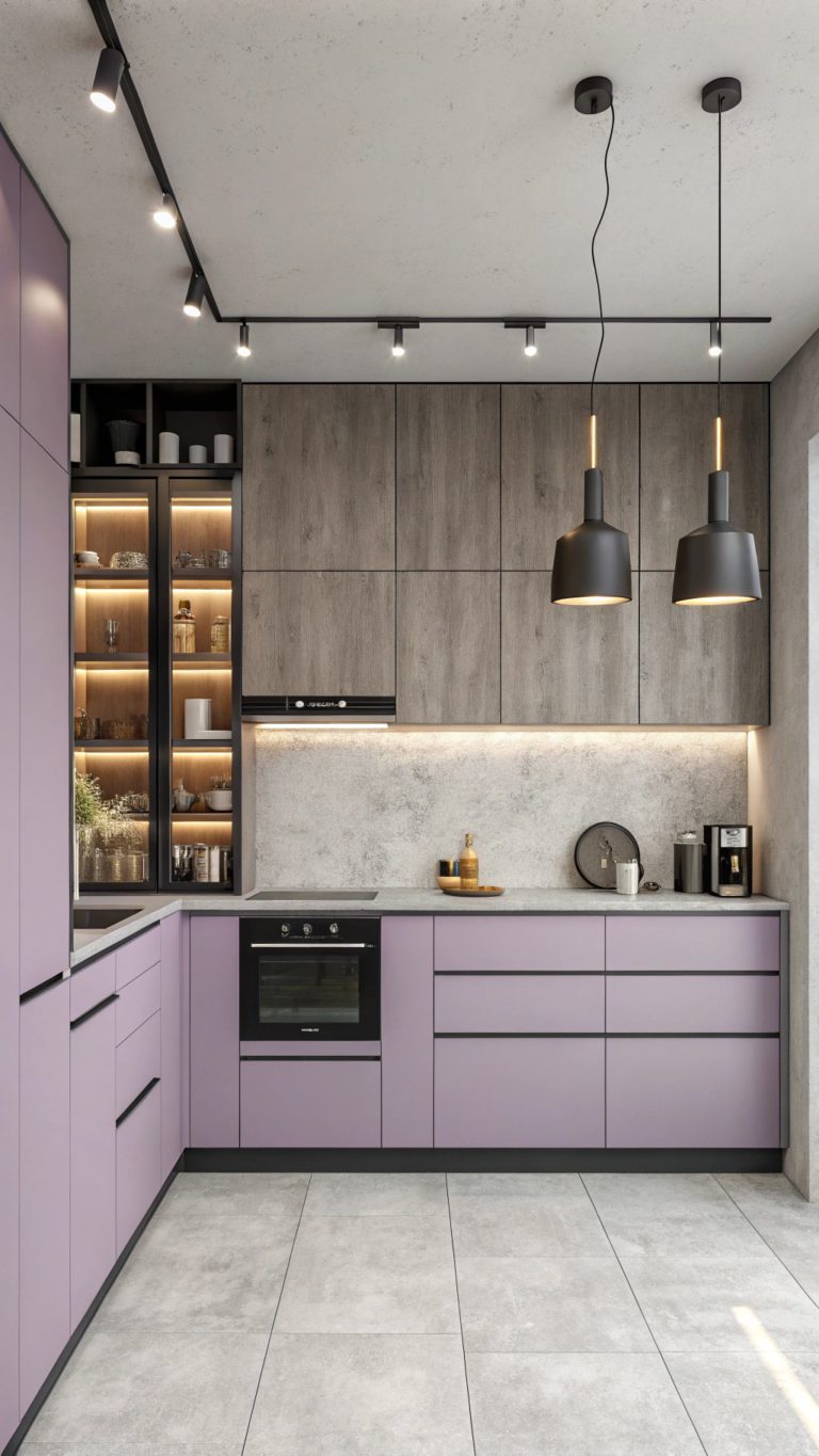 lavender kitchen cabinet styles