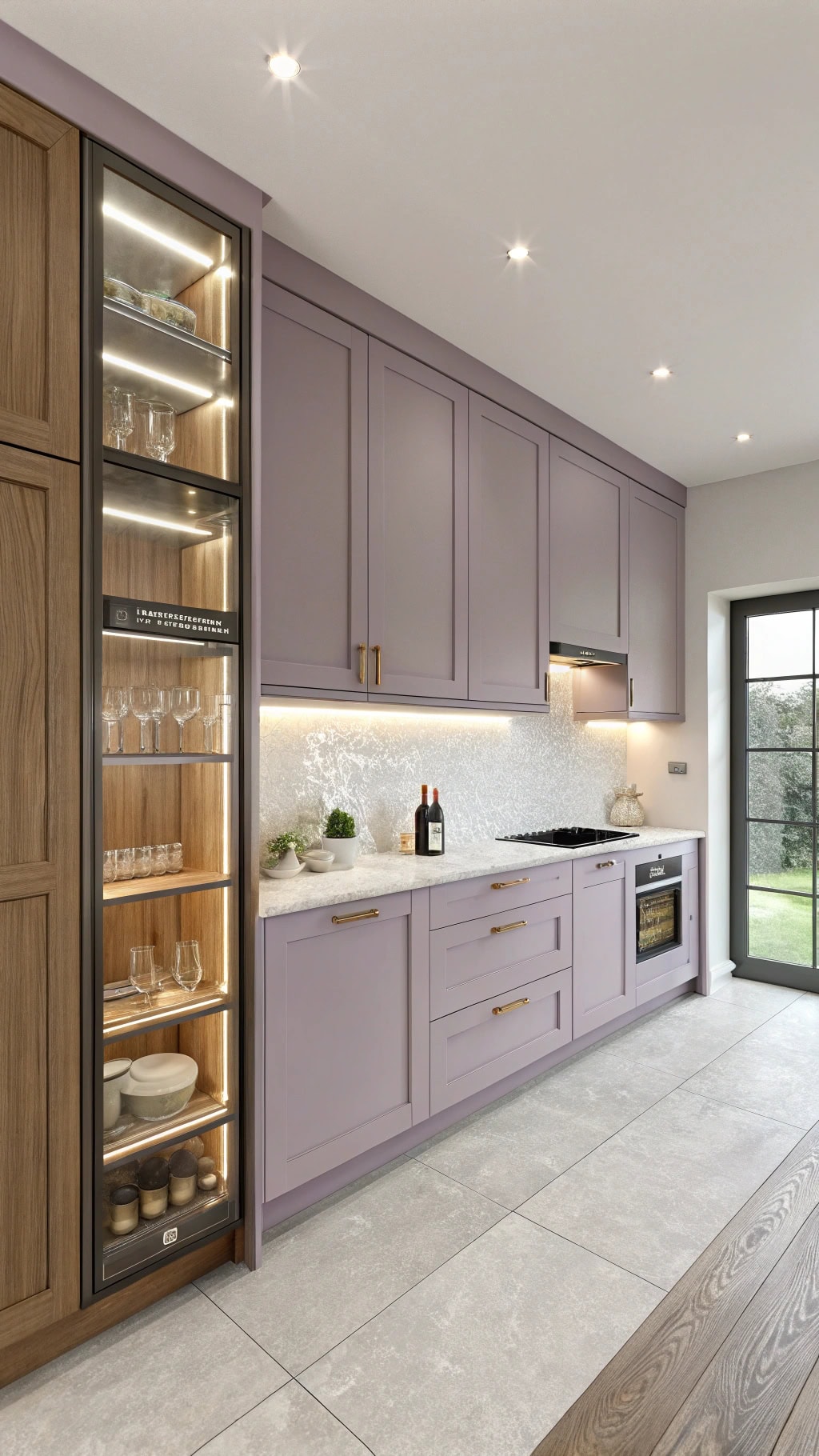 lavender minimalist storage ideas