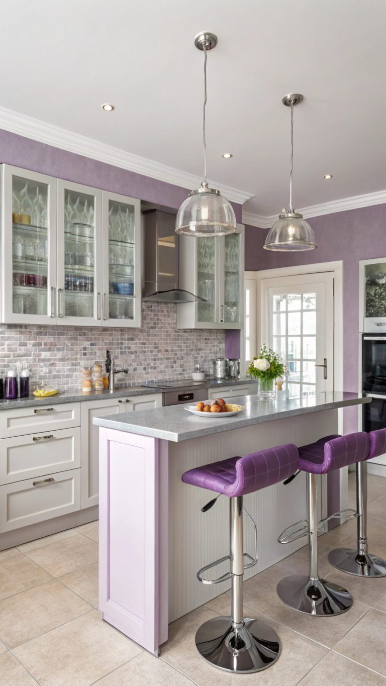 light purple kitchen ideas