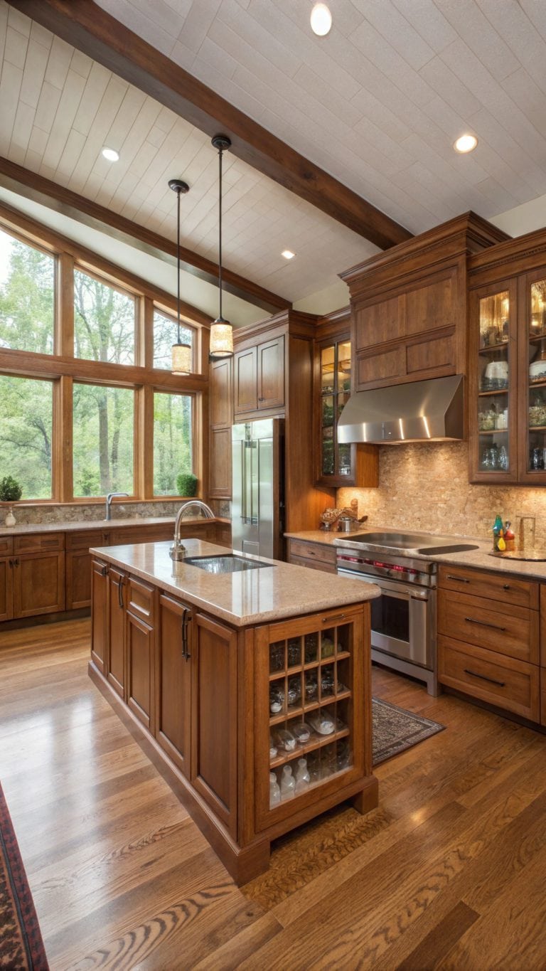 red oak kitchen cabinets