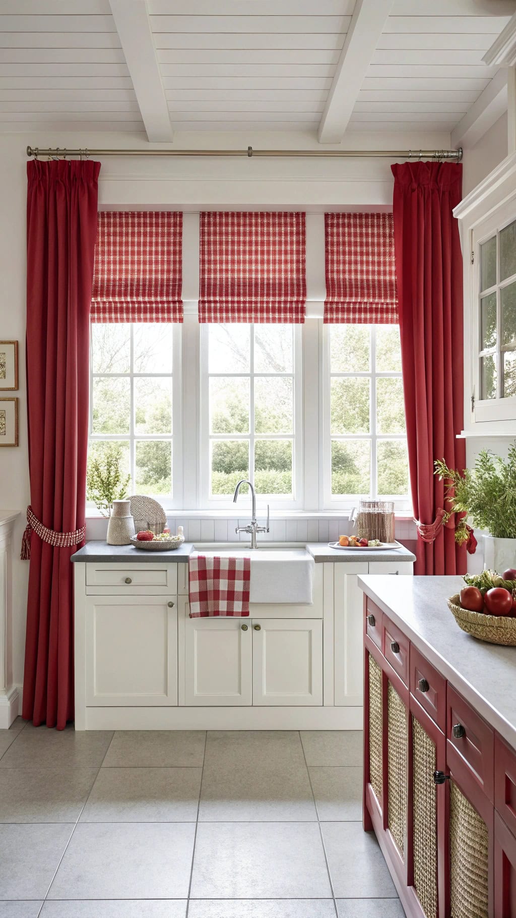 red window decor options