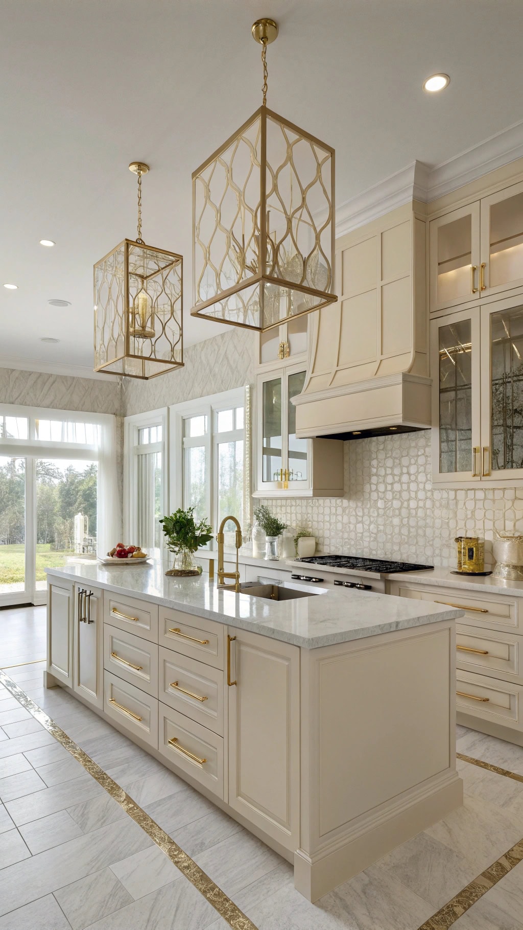 stylish cream shaker cabinets