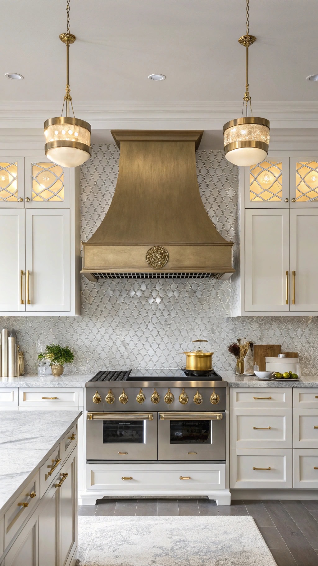 stylish metal backsplash designs