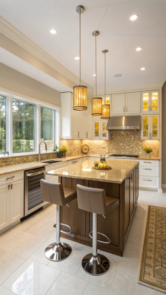23 Trendy Green and Gold Kitchen Designs You Need to See