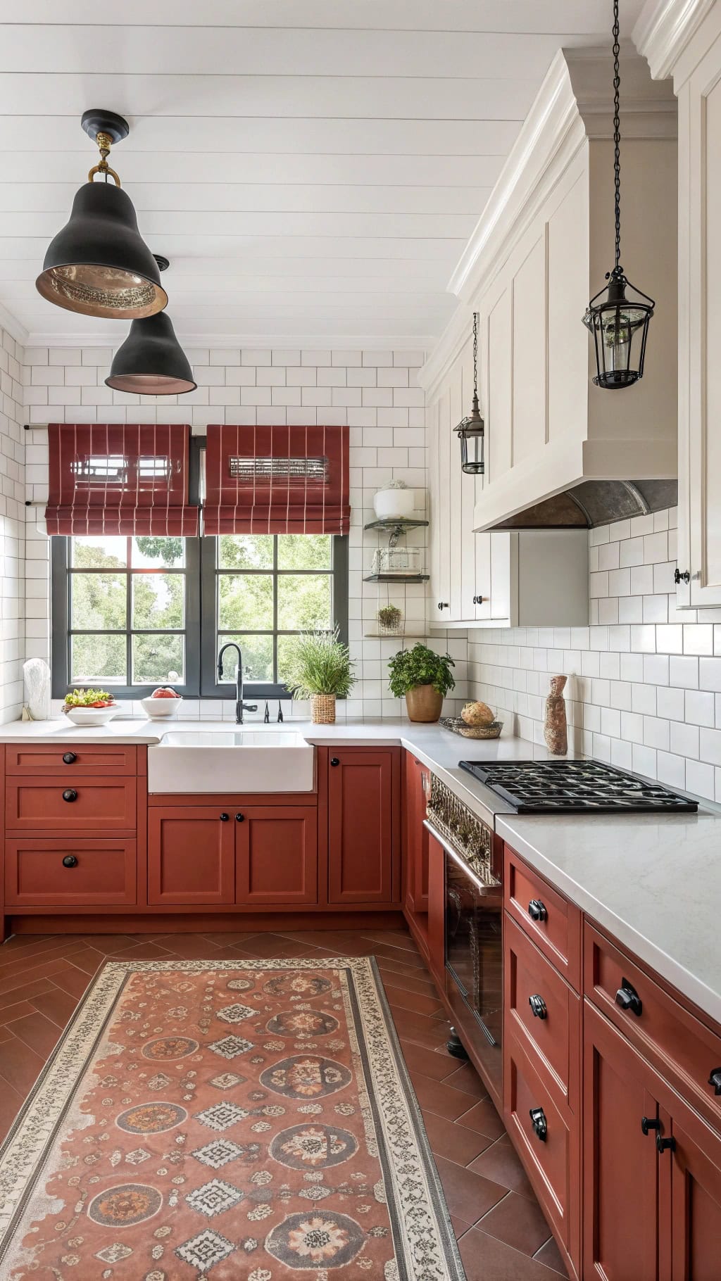 vibrant mediterranean kitchen design