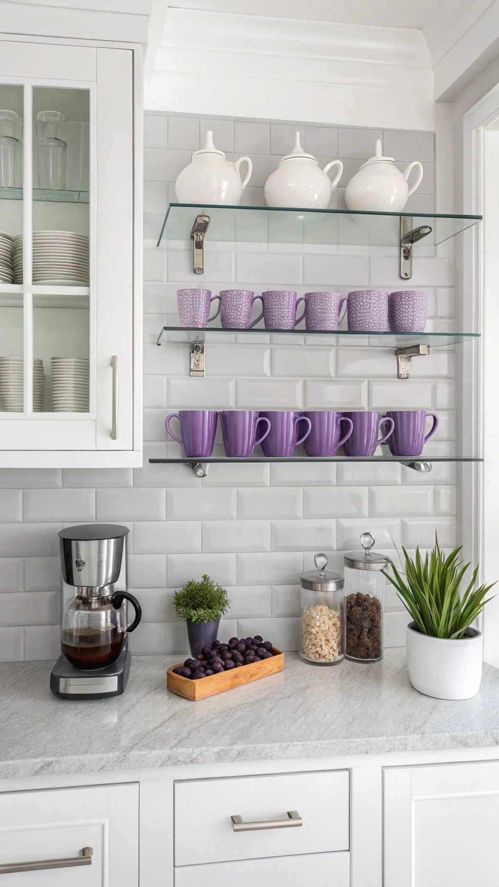 vibrant purple gradient mugs