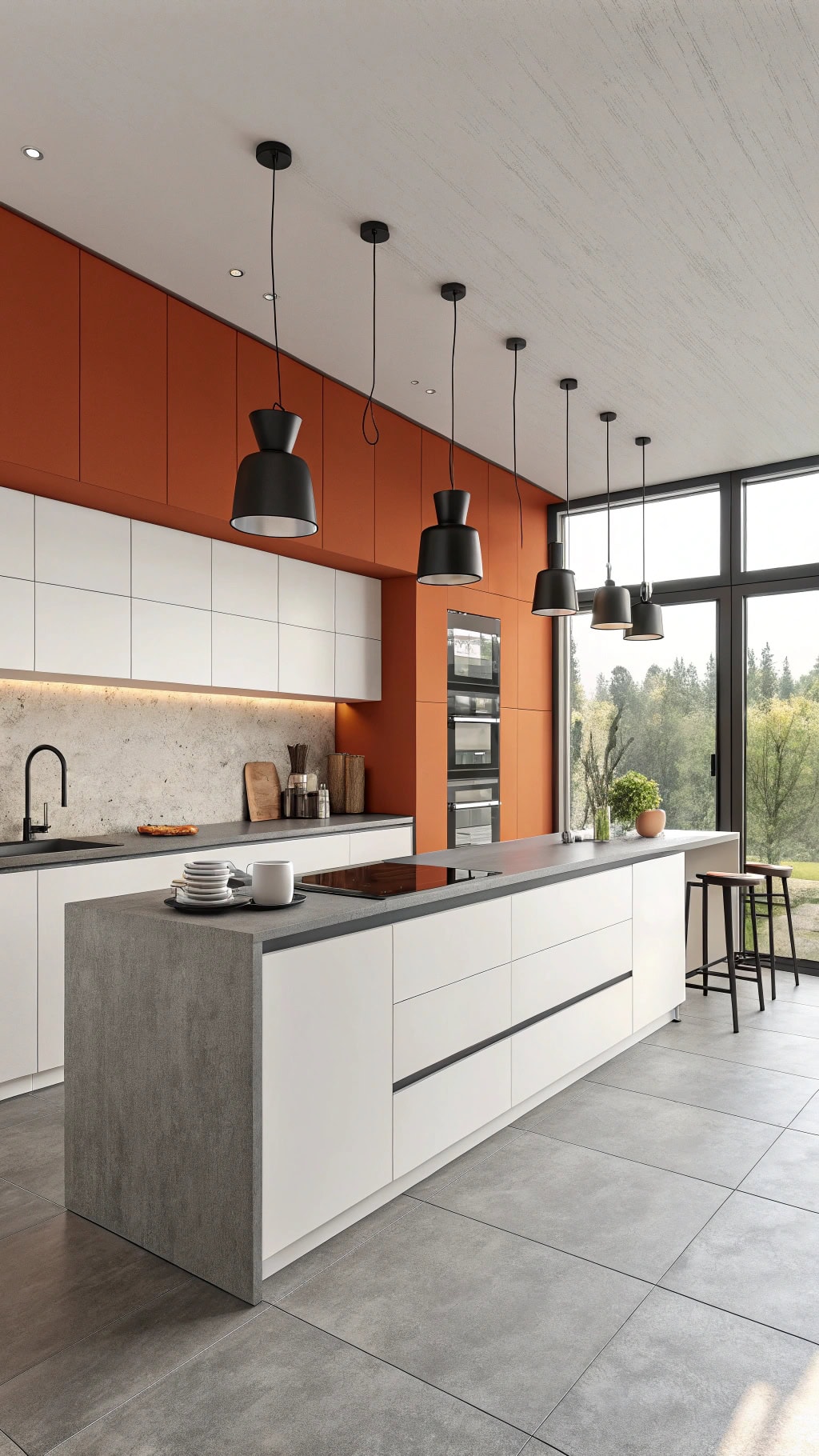 23 Creative Orange Kitchen Wall Designs For A Unique Look