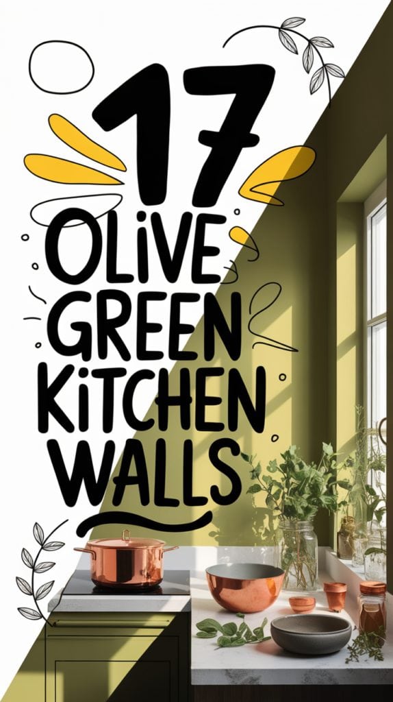 17 Must-See Olive Green Kitchen Wall Inspirations for Modern Homes