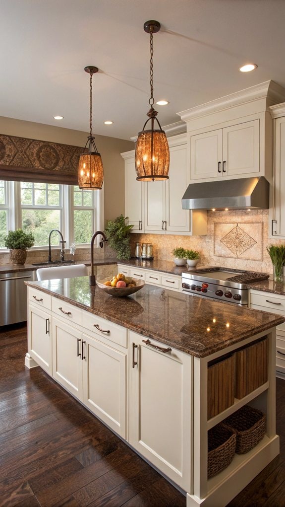 brown kitchen countertop inspiration