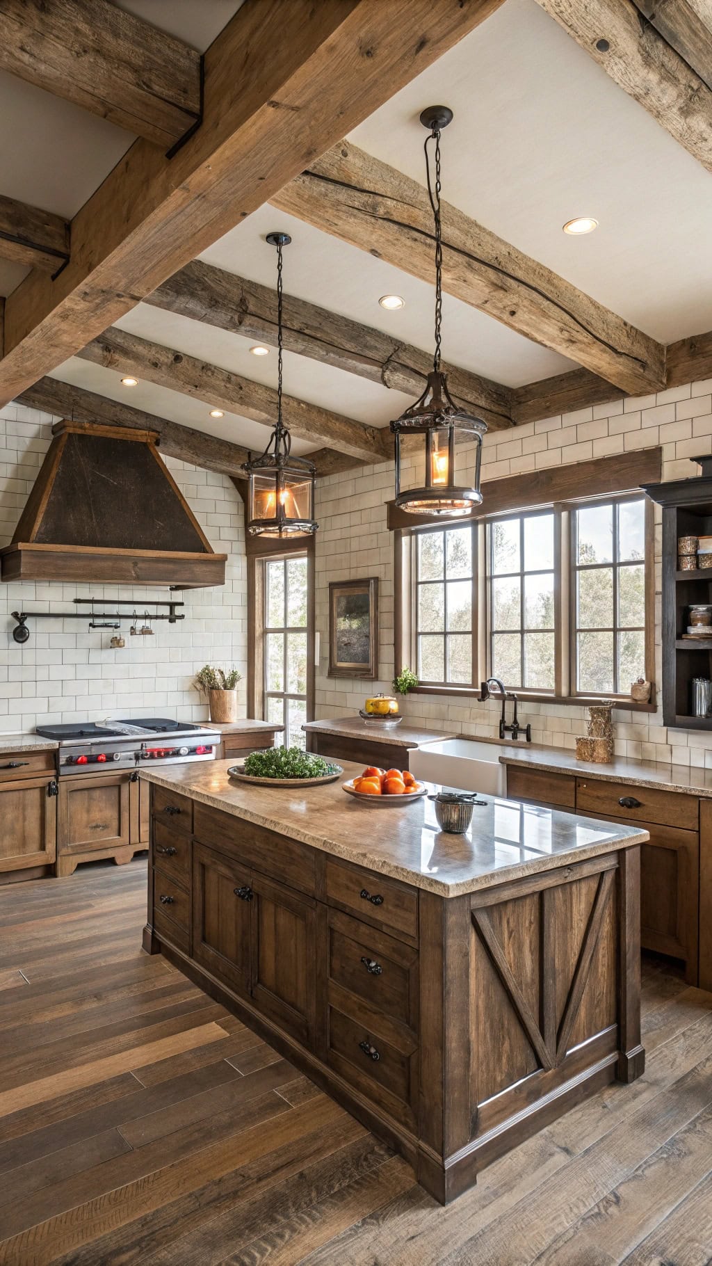 charming vintage wooden kitchen