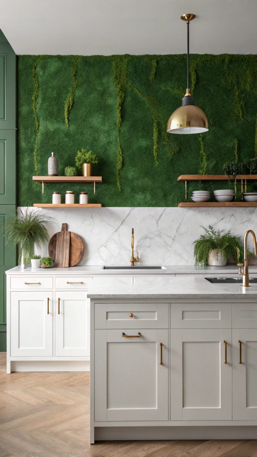 15 Eye-Catching Dark Green and Gold Kitchen Ideas to Try
