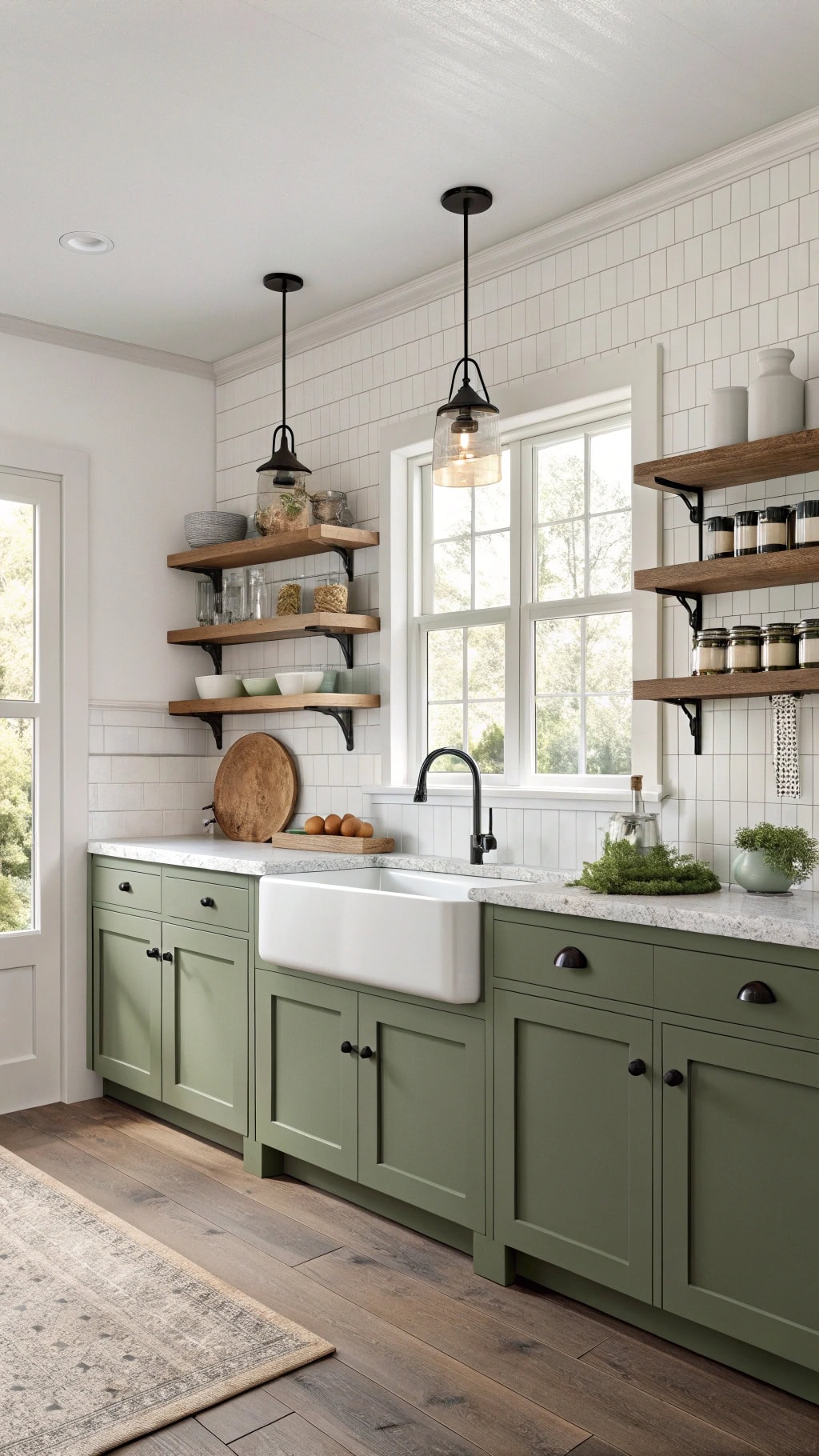 17 Adorable Green and Grey Kitchen Designs That Redefine Home Cooking