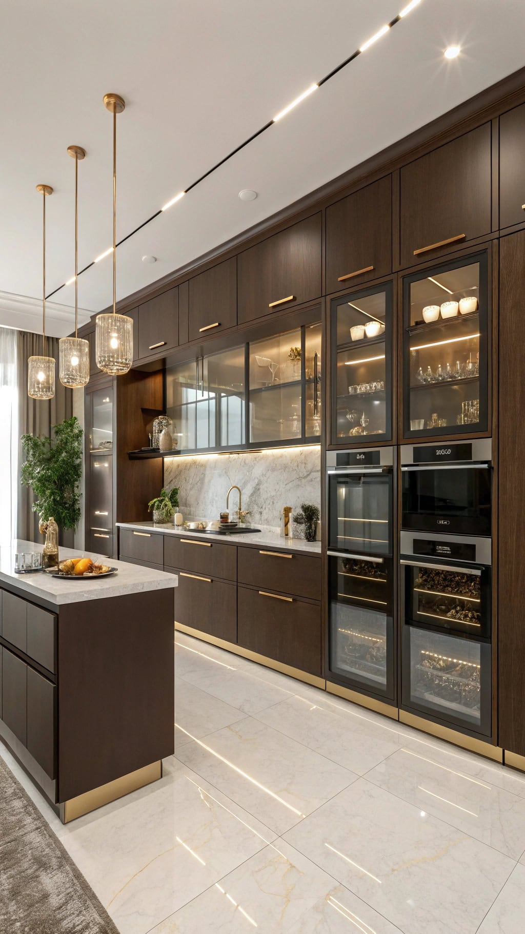 sleek contemporary cabinetry design