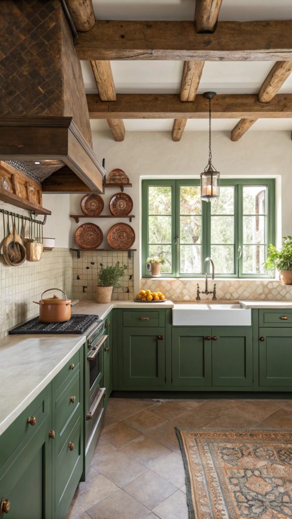 17 Timeless Hunter Green Kitchen Designs You’ll Love