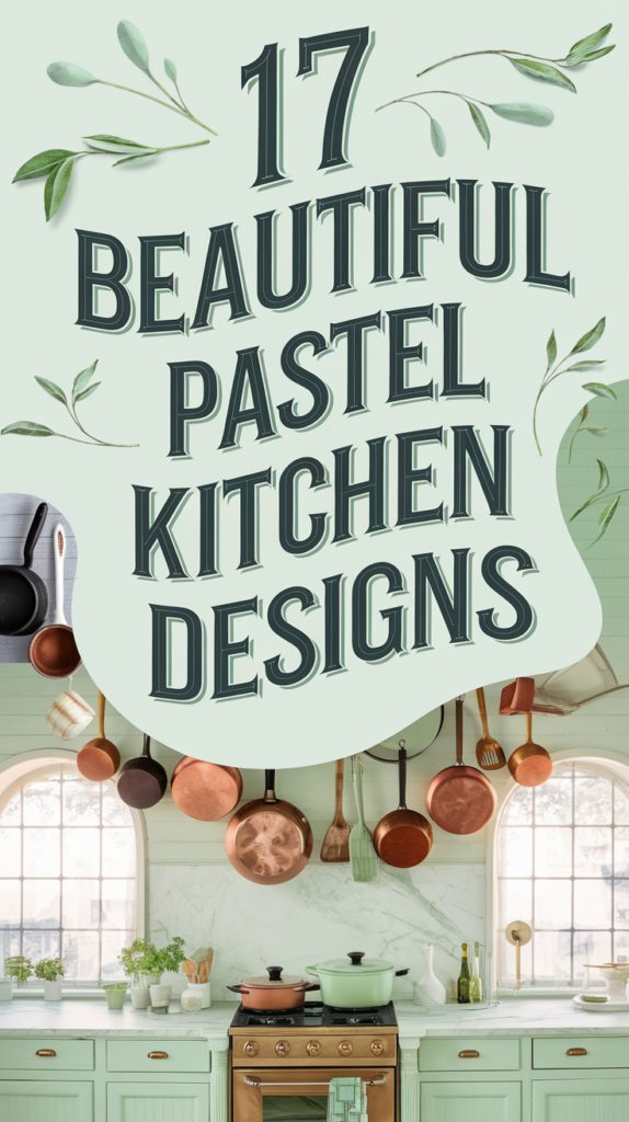17 Beautiful Pastel Green Kitchen Designs