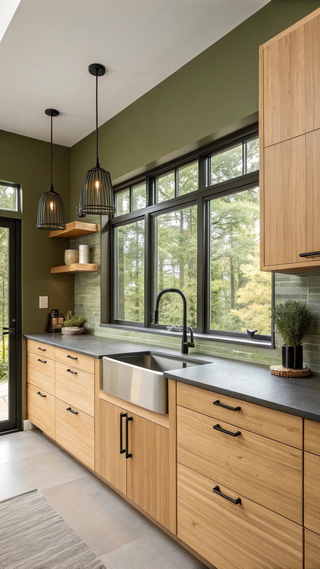 eco chic minimalist kitchen design