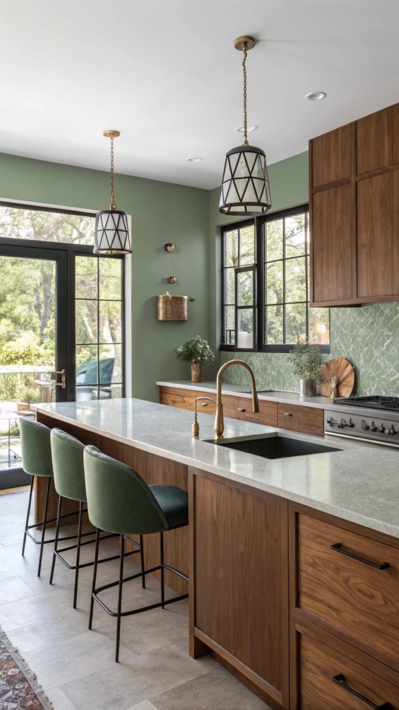 23 Timeless Green Kitchen Walls You’ll Love