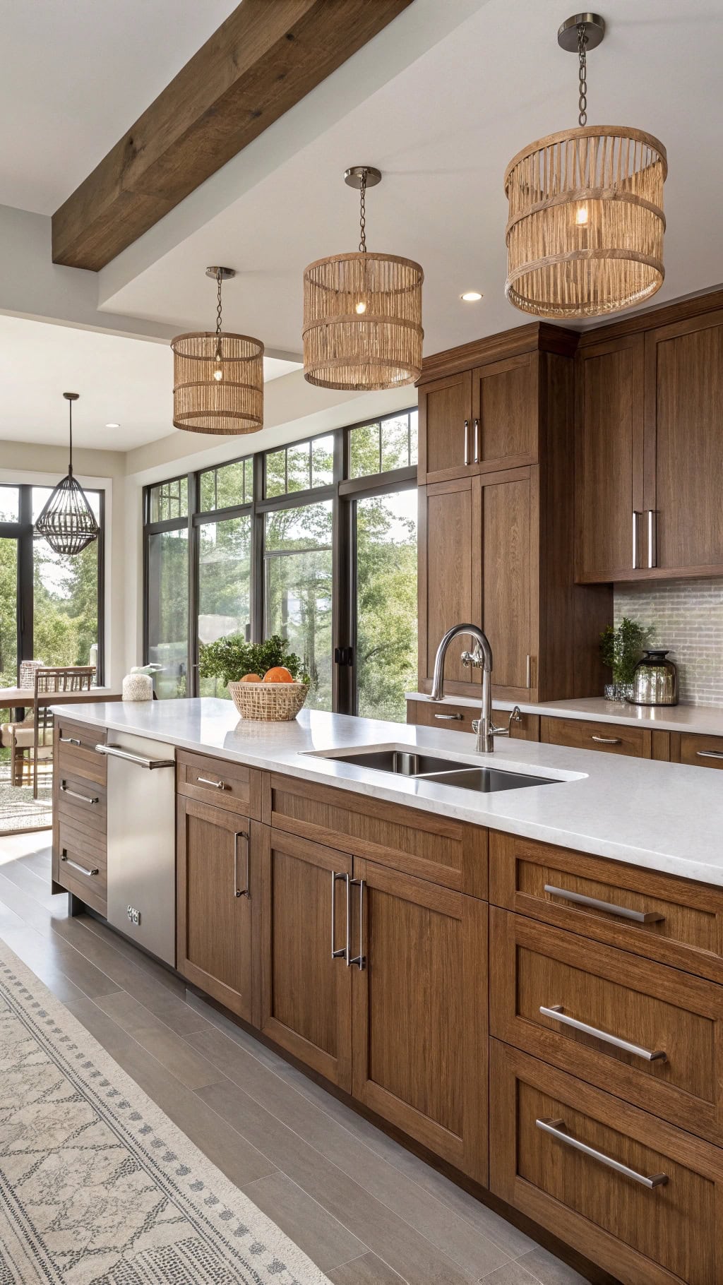 nature inspired olive cabinetry elegance